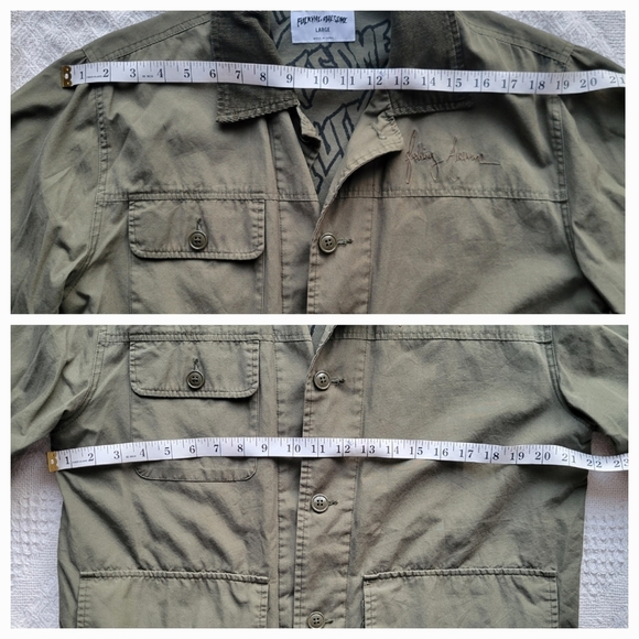 FA Skater Field Style Button Up Patched Graphic Art Jacket - Nude Women - Picture 10 of 12